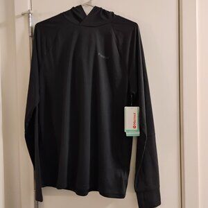 NEW - Marmot Men's Black Crossover Hoody Lightweight Size Medium